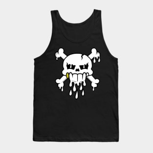 Melting skully Tank Top